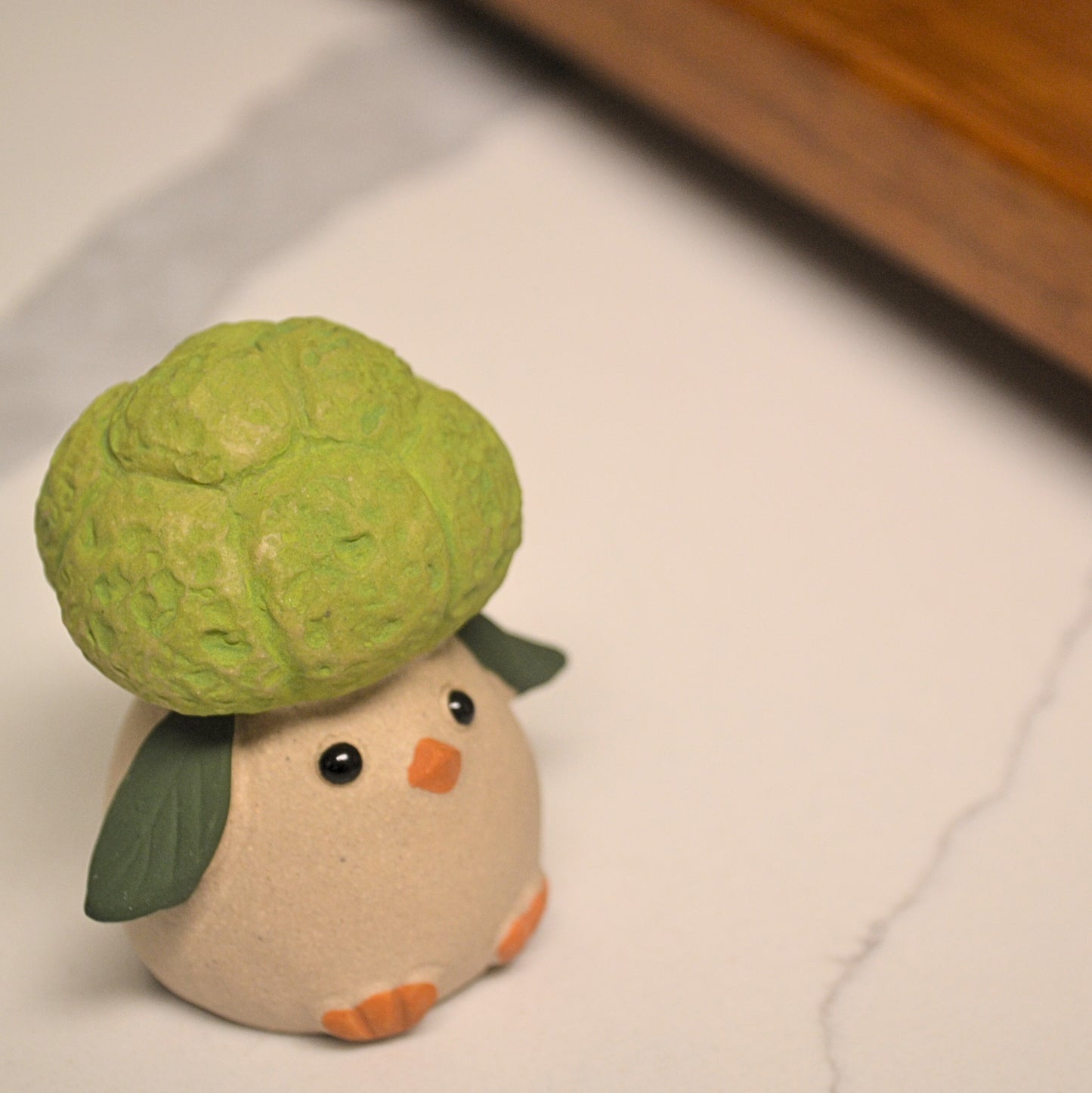 Green Bird Tea Pet